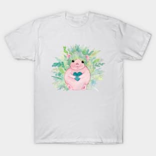 Leafy Hedgehog T-Shirt